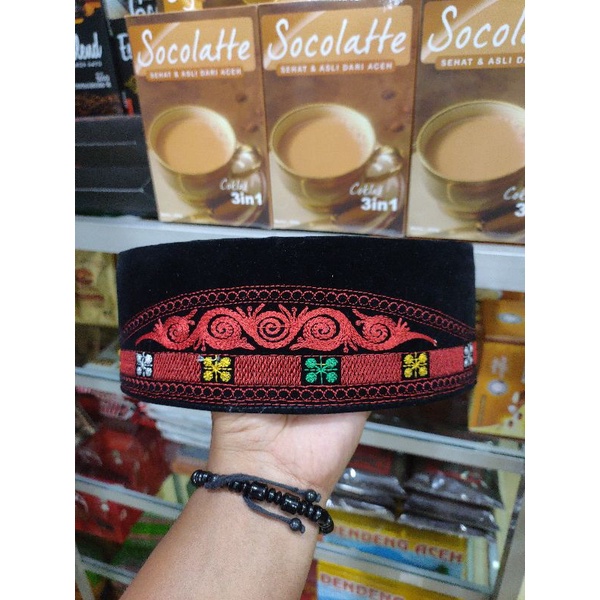 peci / songkok kerawang Gayo | peci bordir khas Aceh