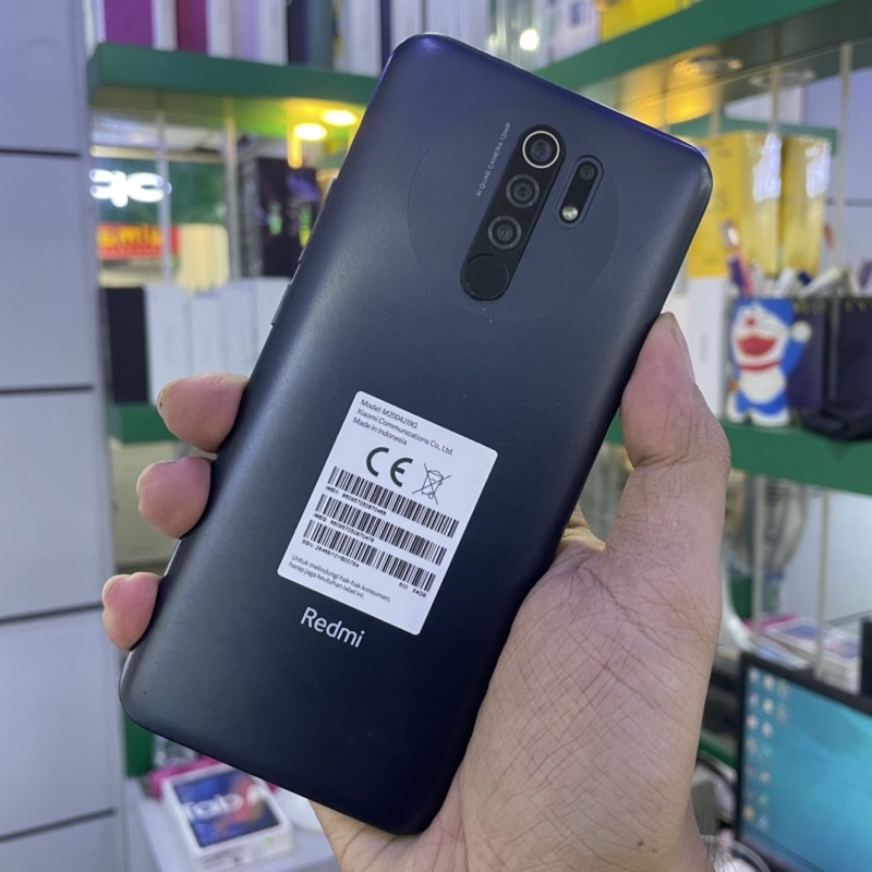 redmi 9 ram 4/64gb second fullset original bekas pakai