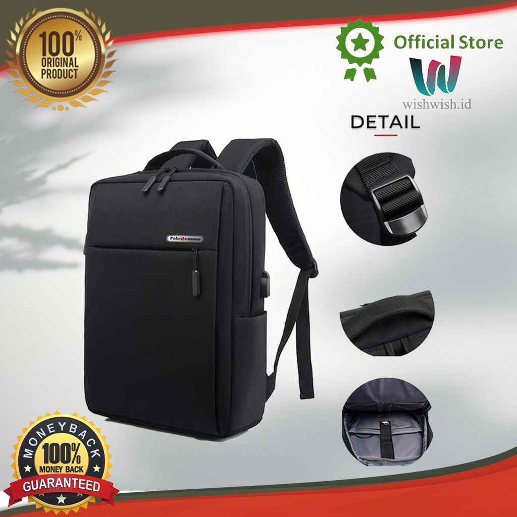 Polo Summer Premium Quality Tas Polo Original | Backpack Multifungsi | Tas Ransel Pria Impor - Locko