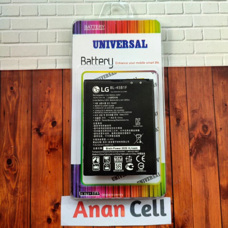 BATRE BATERAI LG V10 STYLUS 2 K520 BL45B1F / BATRE BATERAI / LG BL-45B1F / LG V10 / LG STYLUS 2