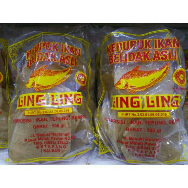 

Kerupuk ikan belida"ling ling