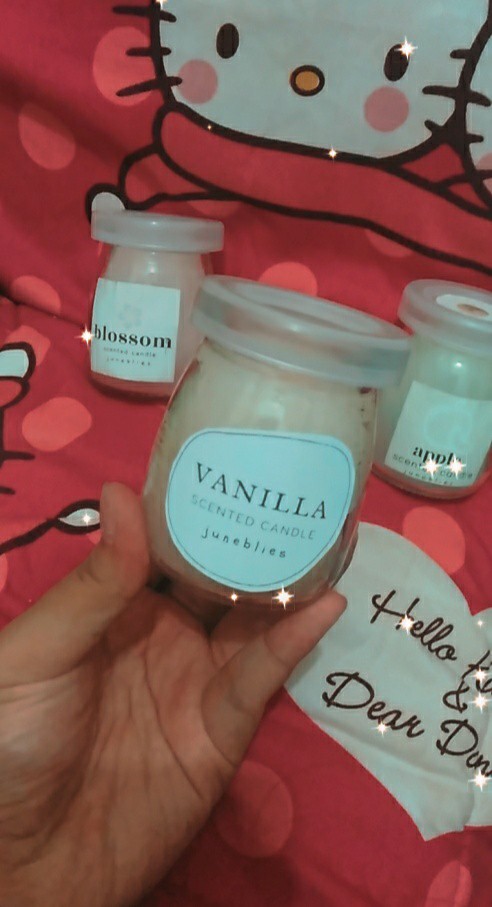  LILIN  AROMATERAPI merk JuneBliesZ SCENTED CANDLE 