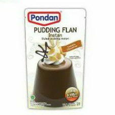 

PONDAN Pudding Flan Instan bubuk pudding rasa COKLAT 100gr