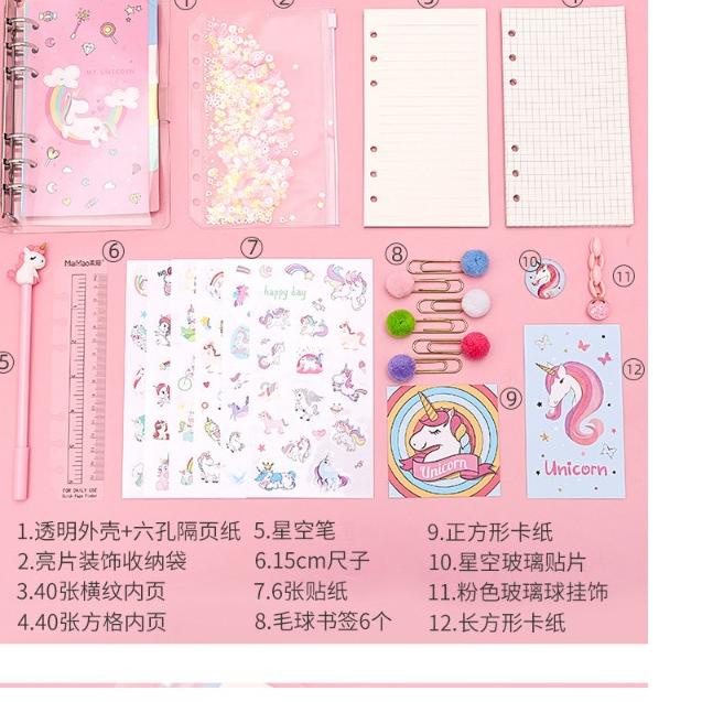

SXQ J2 - Paket Set diary unicorn lengkap note book Flash Sale