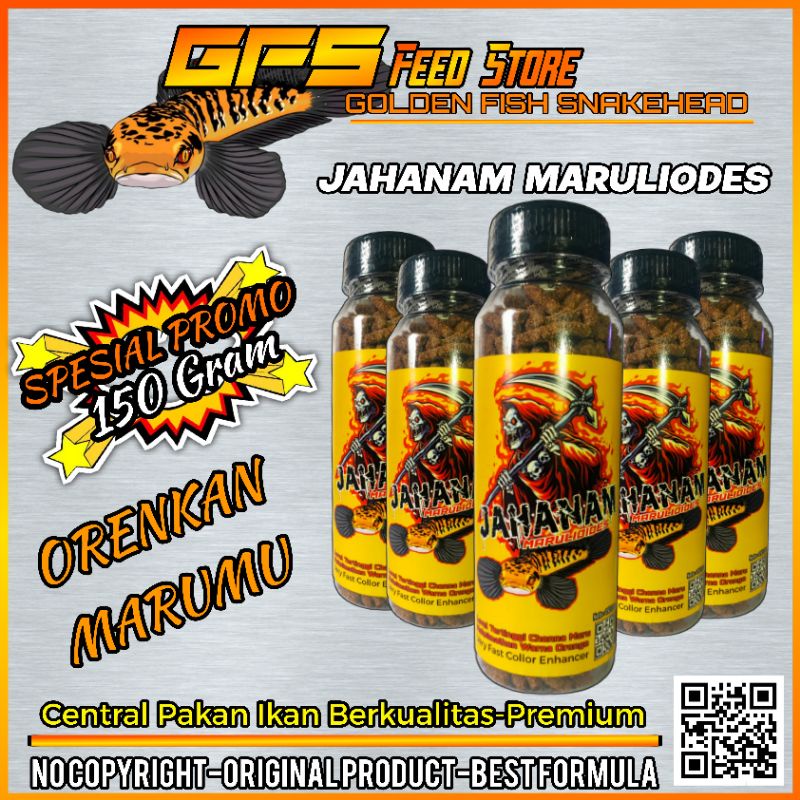 [PROMO] PELET JAHANAM MARULIODES 150 GRAM ORIGINAL