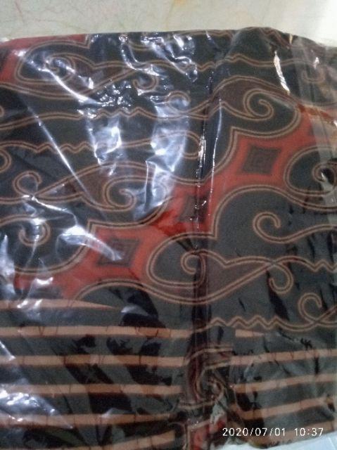 Batik Tunik Shibori Jumputan Terbaru Size S-3l / Hrb026 Yelbor Navbor / Biru Putih / Tunik Batik