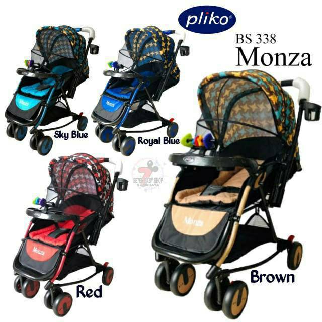 Baby Stroller Kereta Dorong Bayi Pliko Monza 388 bisa rocking