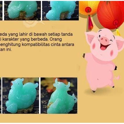 

✿ Dekorasi Mobil dan Rumah 12 Shio (Glow In The Dark) (DU14)⁣ - tikus ✽