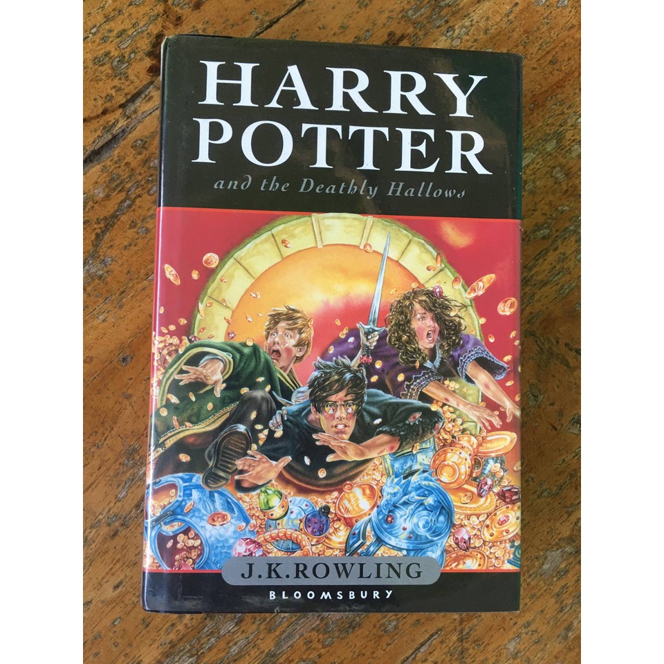 Harry Potter and The Deathly Hallows Original Hardcover Import English Version [Preloved Novel Book 