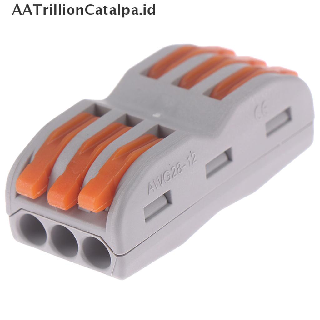 Blok Terminal Konektor Kabel Listrik SPL-1 2 3 Arah Dapat Digunakan Kembali