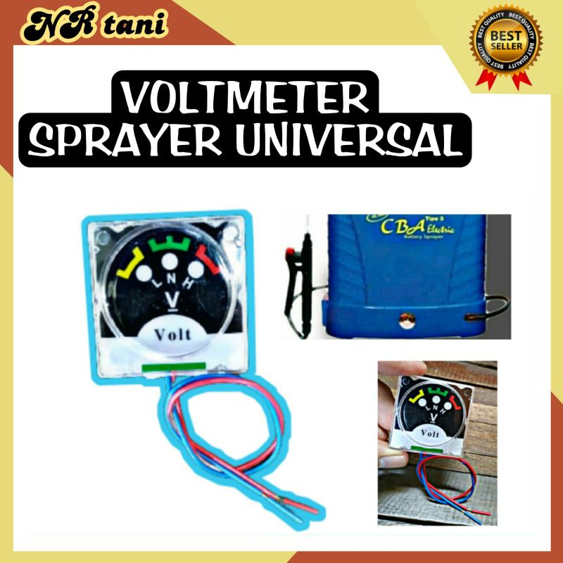 VOLTMETER SPRAYER ELEKTRIK/ INDIKATOR SPRAYER ELEKTRIK/ INDIKATOR BATRAI SPRAYER ELEKTRIK