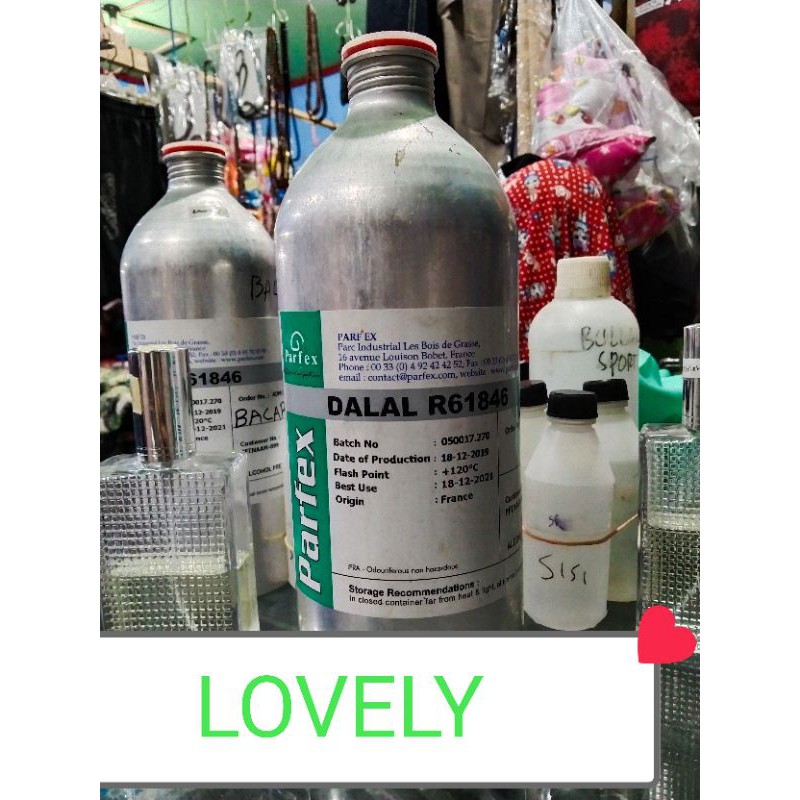 bibit parfum aroma LOVELY non alkohol