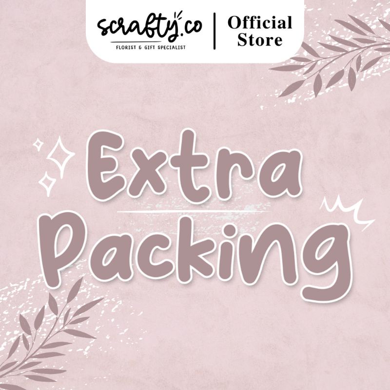 

[SCRAFTY.CO] EXTRA PACKING BUBBLE WRAP & KARDUS
