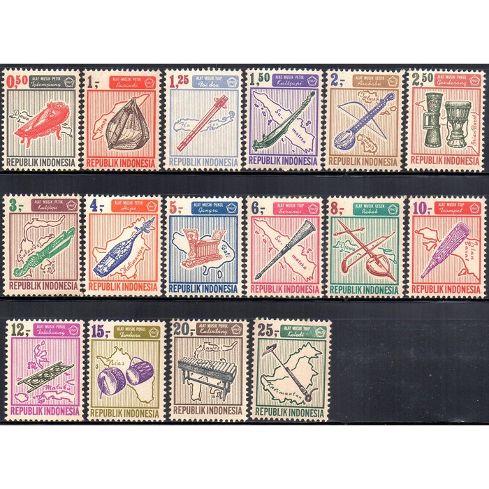 

PERANGKO INDONESIA 1967 I-097 SERIES - MINT NO HINGED