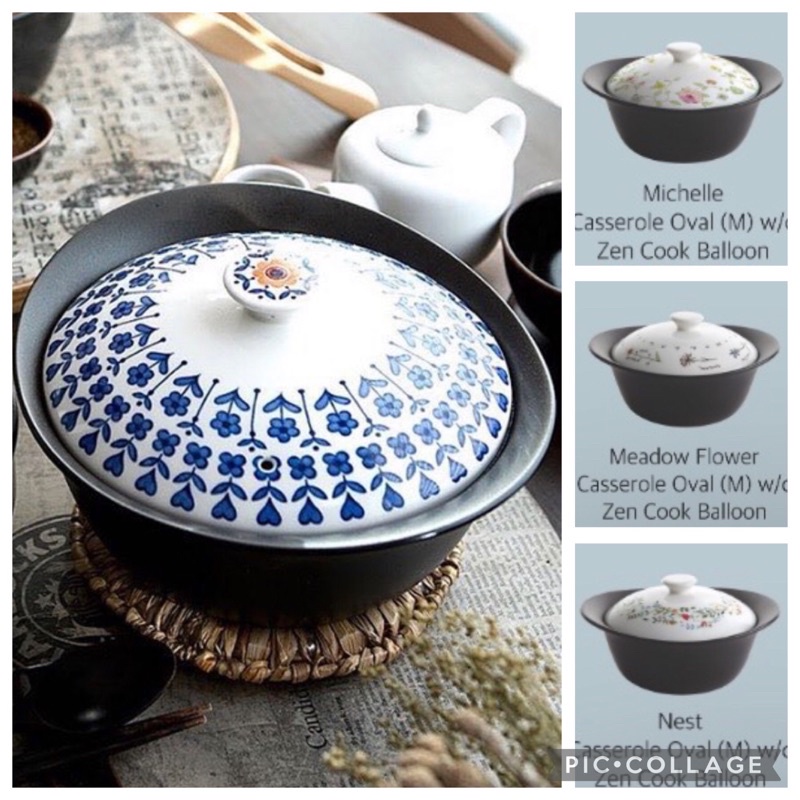 Saint James Casserole Oval Zen Cook Bowl Balloon Michelle Nest Meadow