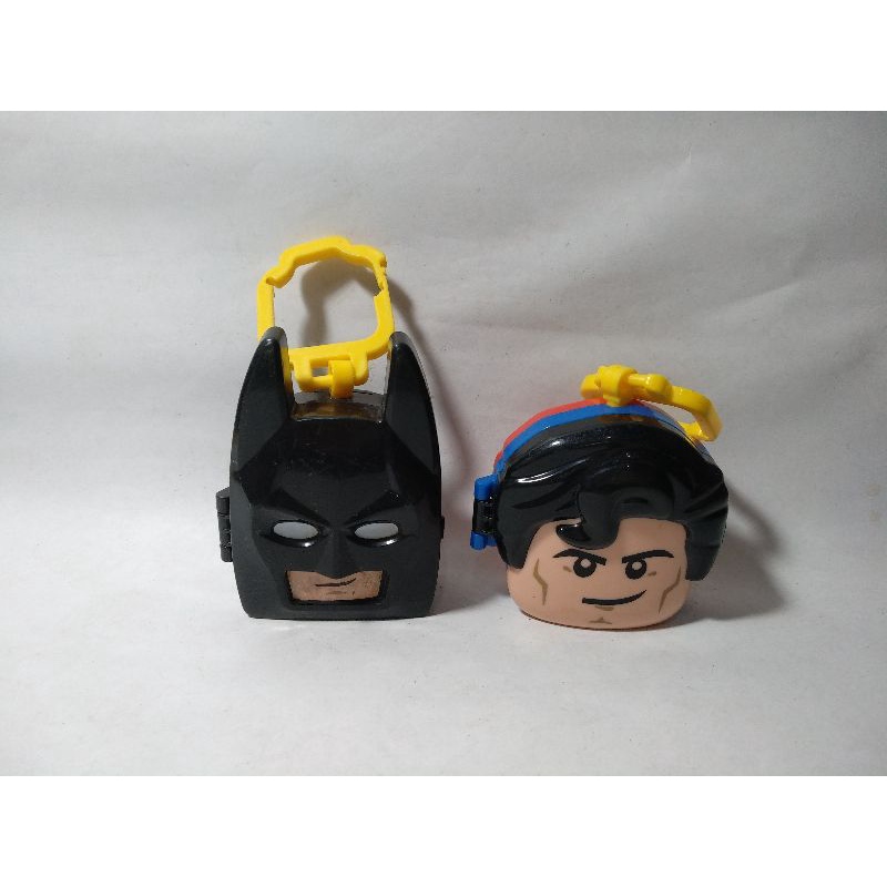 Batman Superman Ganci Lego Movie Maze Labirin Puzzle Happy Meal Mcd Mcdonalds Toy Rare Labyrinth Sup