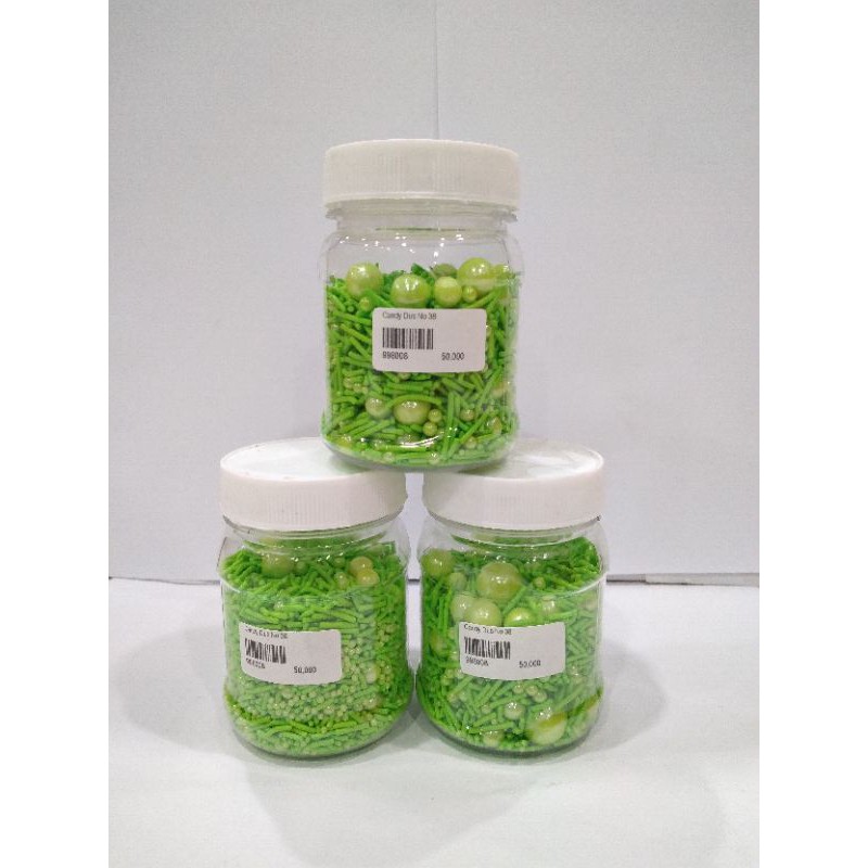 Spinkle Candy Hiasan Kue Mix(Green)100 gr