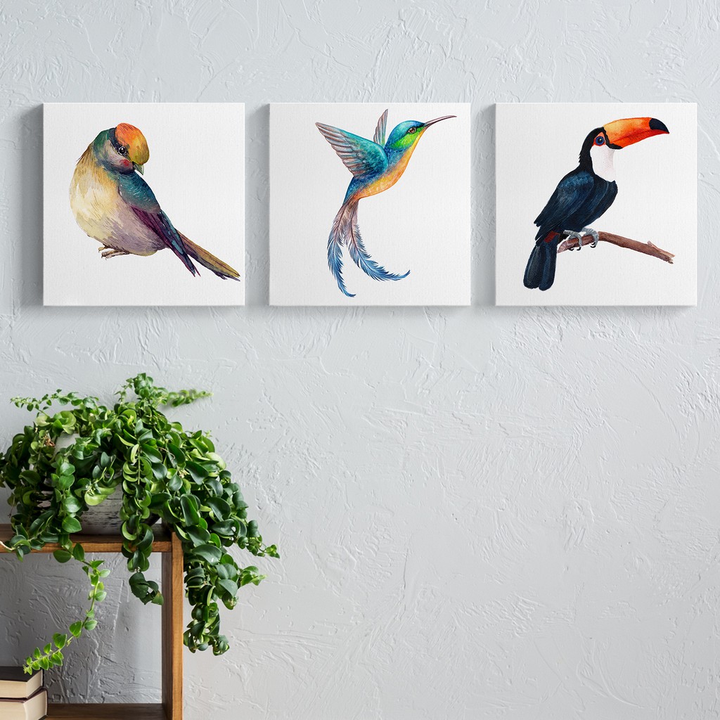 Lukisan Dekorasi Bird Poster Kanvas Hiasan Dinding Burung Lukisan Dekorasi Bird Poster Kanvas Hiasan Dinding Burung