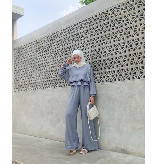 Grosiran--ONE SET WANITA - SASHI ONE SET (NEW)