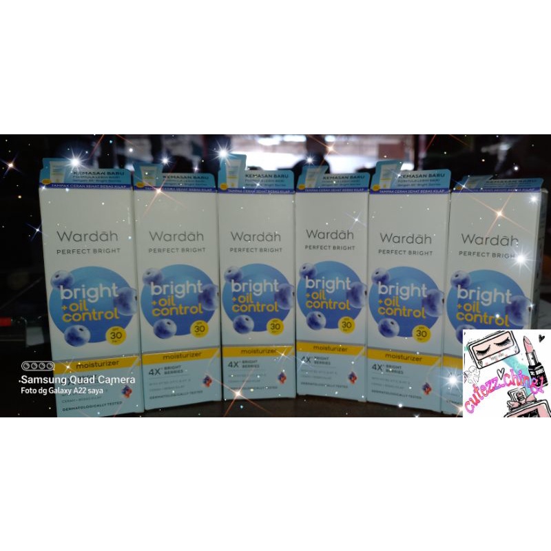 ☃Cutezz_Ching1☃&quot;NEW&quot;Wardah Perfect Bright Moisturizer SPF 30 pa++++/Smooth Glow 20ml