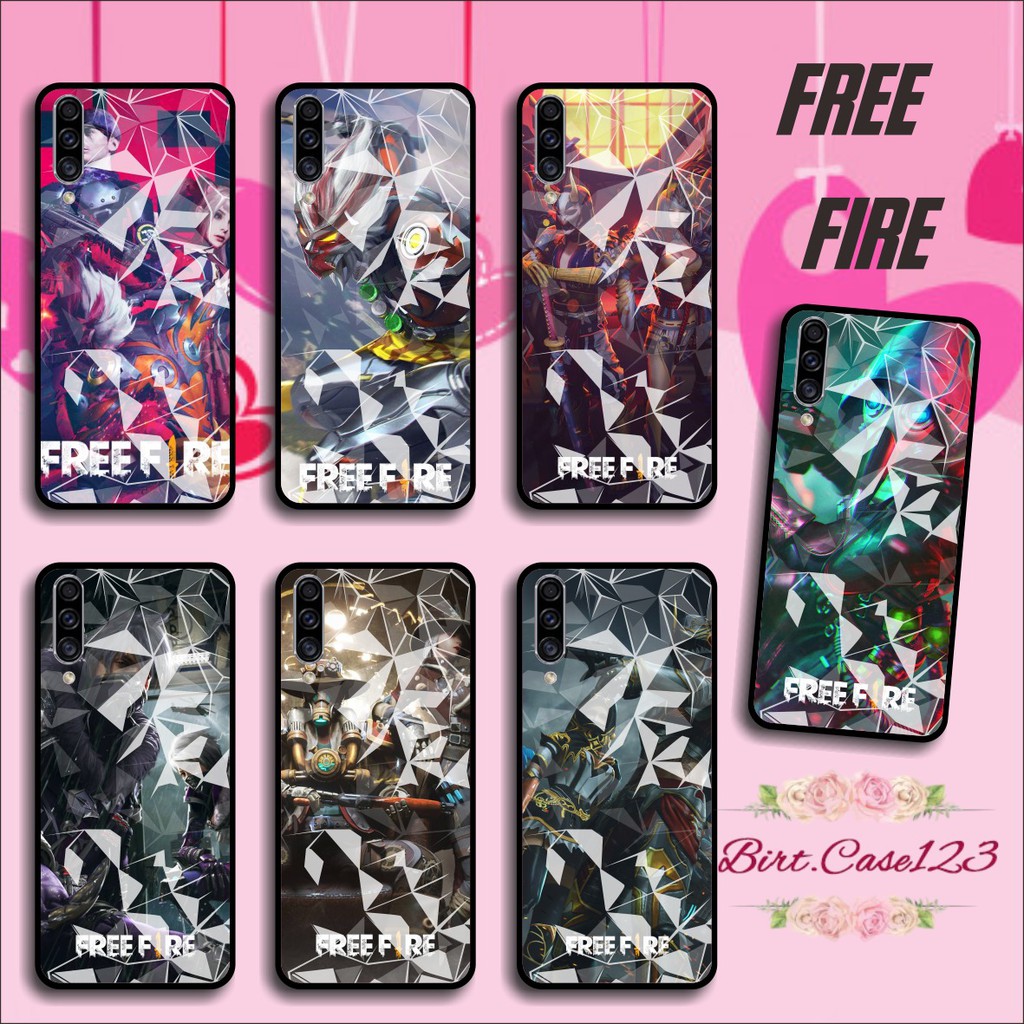 softcase diamond gambar FREE FIRE Oppo A3s A1k A5 A9 2020 A7 F9 A5s A31 A52 A92 A37 A53 A83 BC272