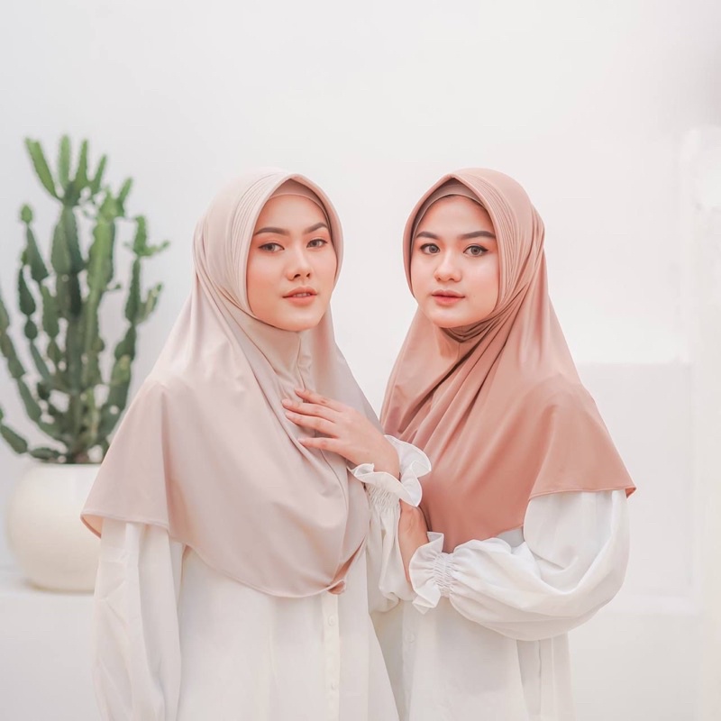JILBAB BERGO HAMIDAH SPANDEX JERSEY PREMIUM/HIJAB BERGO HAMIDAH SPANDEX JERSEY-1
