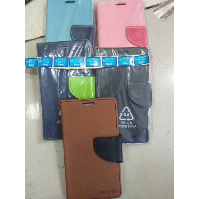 bookcover flip case samsung A3 2015
