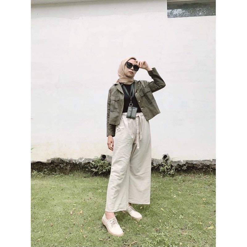 Tq88indonesia Fashion Baju Kemeja  Wanita Lengan Panjang Terbaru / Kem Talmy Outer/ Hem Polos Katun Cewek / Ootd