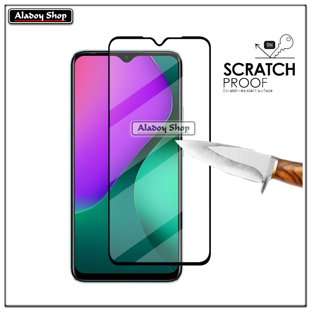 Temperd Glass Layar Infinix Hot 10 Play Free Tempered Glass Camera