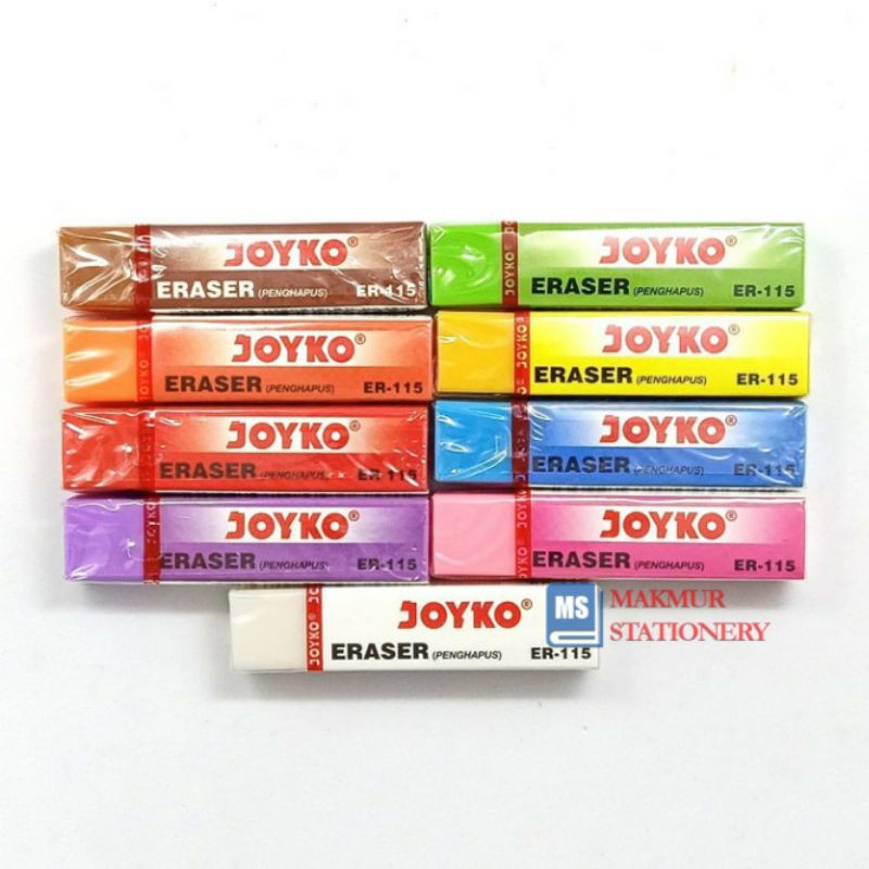 

H7Y Penghapus Joyko Tanggung Warna ER 115 (Pak/30 Pcs)