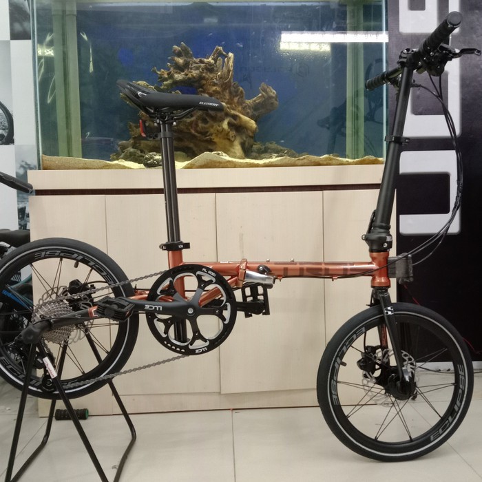 Sepeda lipat element troy 9speed