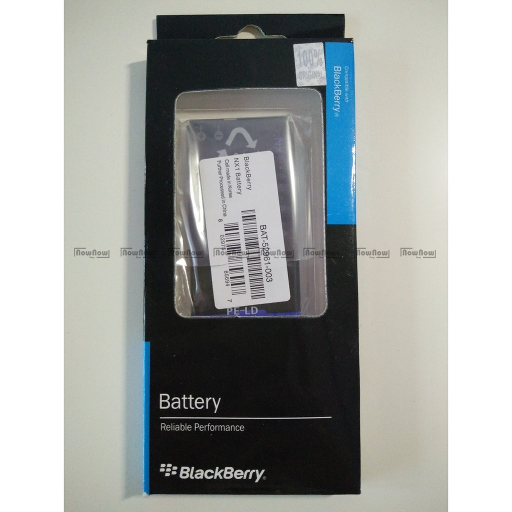 Baterai Blackberry Q10 NX1 Original 100%  BB Batre Battery Batu Batrai HP