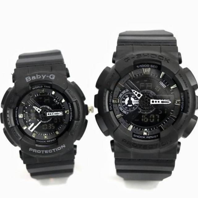 Original Jam Tangan Couple - G-SHOCK BABY-G GA/BGA 110 Premium Kekinian