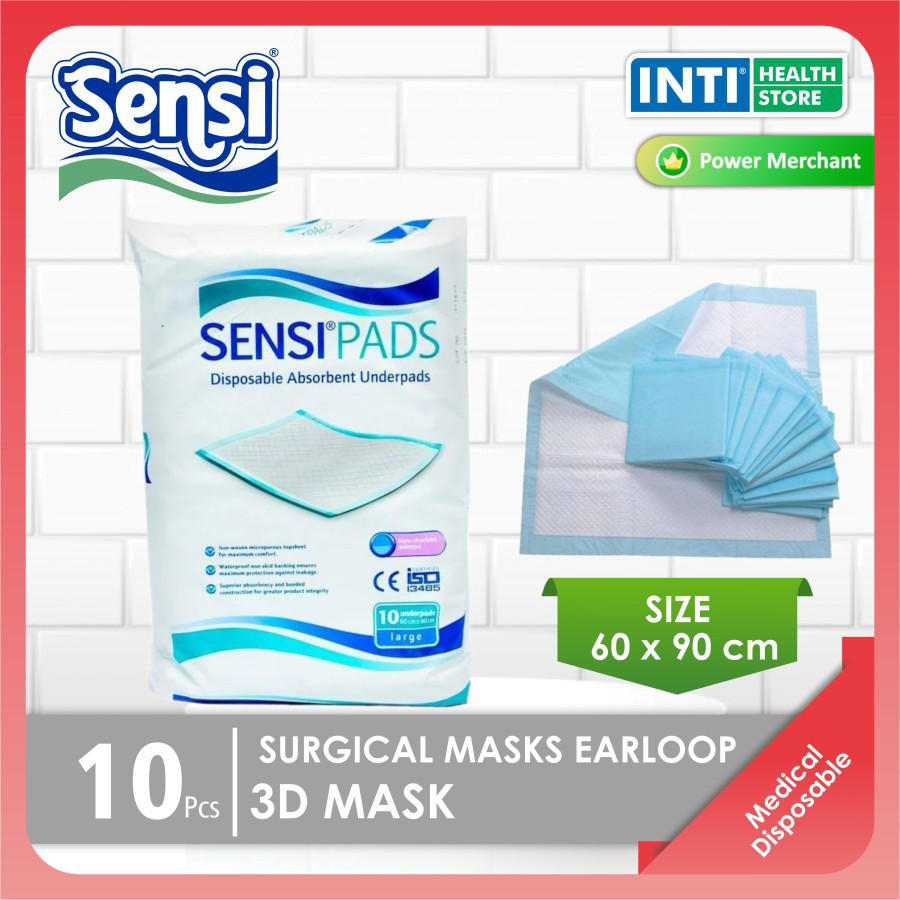 Sensi | Underpad Sensi | Perlak Sekali Pakai | Perlak Dewasa