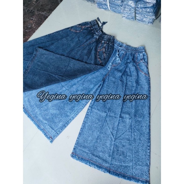 Kulot Snow Jeans Ukuran Jumbo dan standar model rawis/celana wanita high waist/jeans wanita pinggang karet