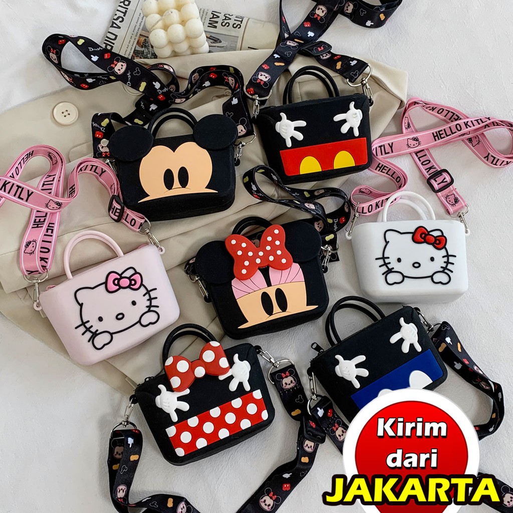 Tas Anak Jelly Rubber Kotak Karakter | Shopee Indonesia