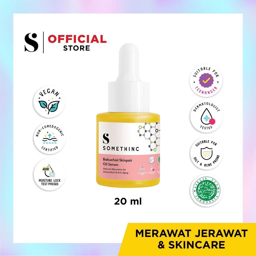 SOMETHINC Bakuchiol Skinpair Oil Serum 20ml Original BPOM - 20 ml