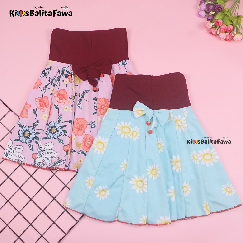 [MOTIF] Rok Pita Bianca uk. 4-5 Tahun / Skirt Rempel Pendek Kids Girl Anak Perempuan Lucu Grosir