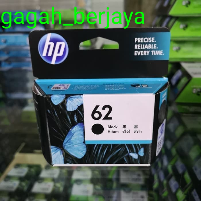 Tinta Hp 62 Black Ink Cartridge Original