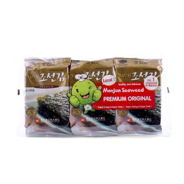 

MANJUN SEAWEED ORIGINAL 3 x 15g