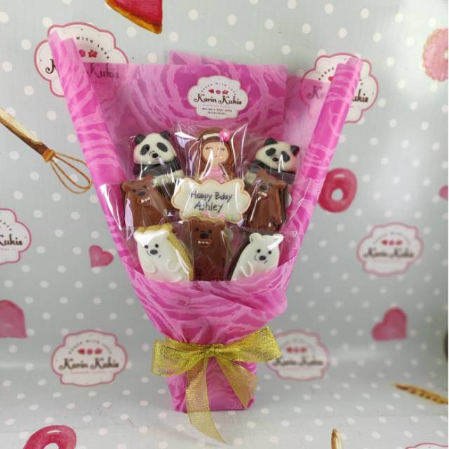 

Buket Ulang Tahun Kukis 9 pcs We Bare Bears