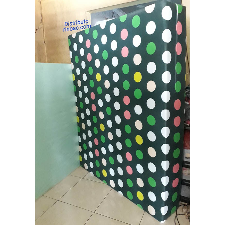 Kasur Inoac Asli Polkadot Hijau 200x160x30
