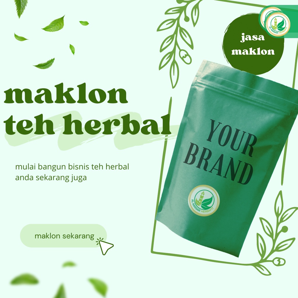jual maklon teh herbal pelangsing bersertifikasi bpom almanar herbafit