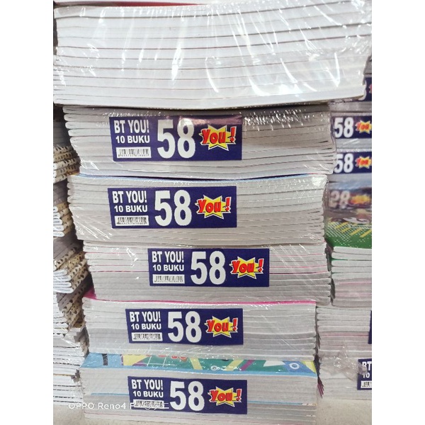 

buku tulis murah you 58 lembar isi 10buku
