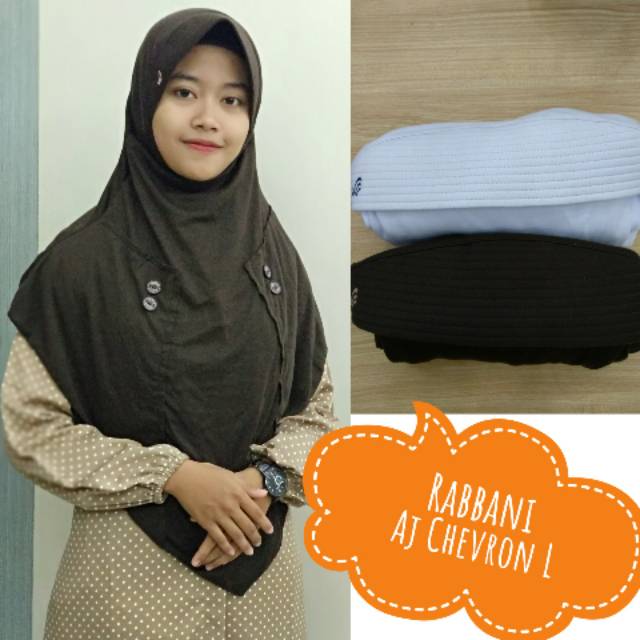 AJ Chevron L Kerudung Instan Rabbani