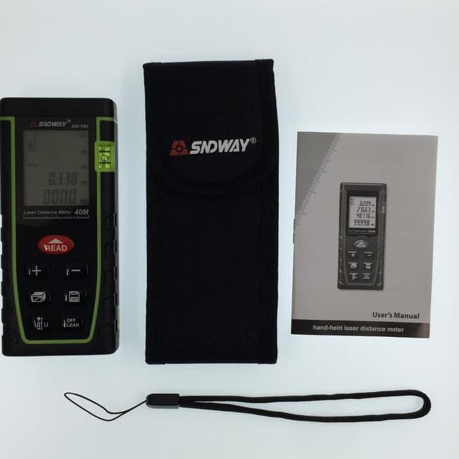 SNDWAY Meteran Laser Digital Distance 100 Meter