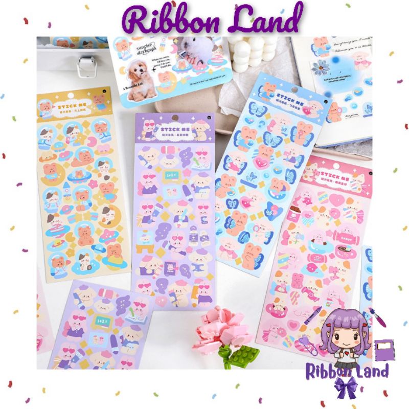 

Stiker Kertas Dekorasi Lucu Bear Stick Me