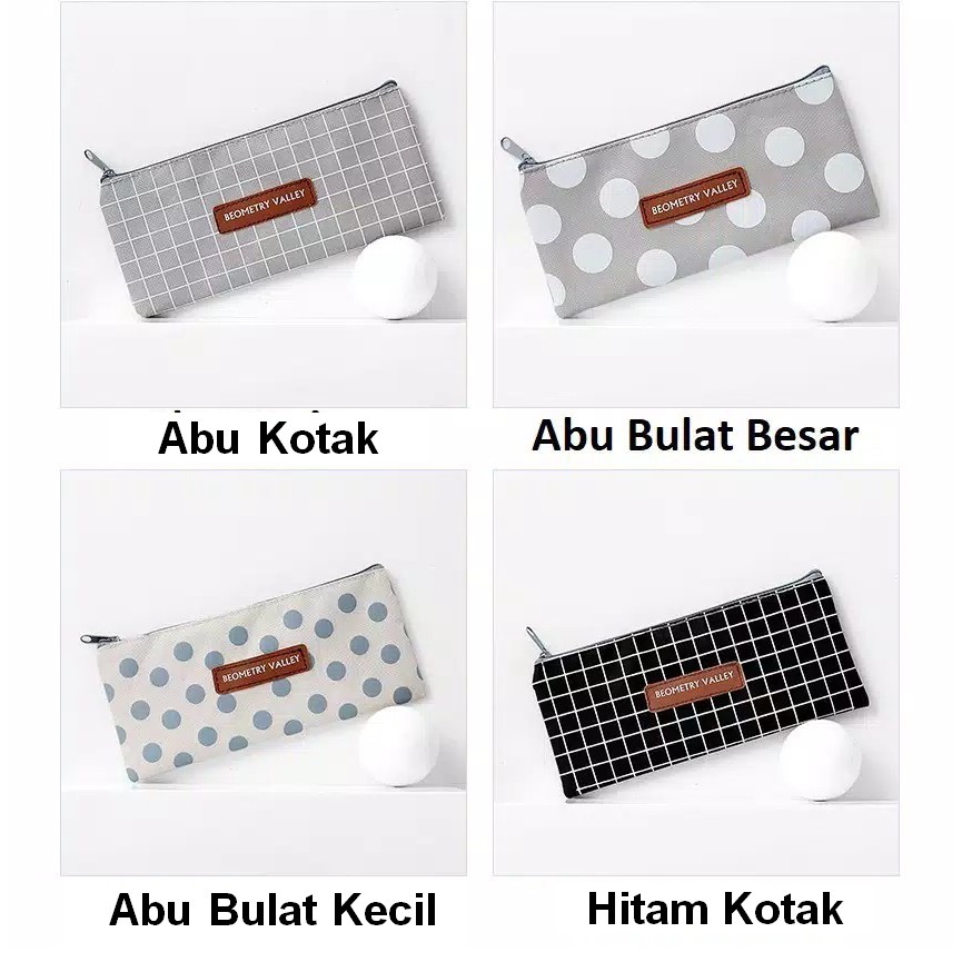 TEMPAT PENSIL MOTIF GEOMETRIC VALLEY-1