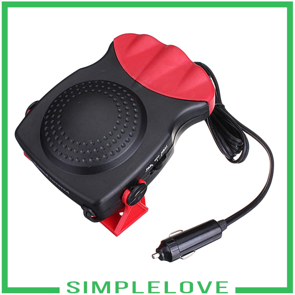 Simplelove 12v Car Portable Plastic Heater Cooler Fan Defroster Simplelove 12v Car Portable Plastic Heater Cooler Fan Defroster
