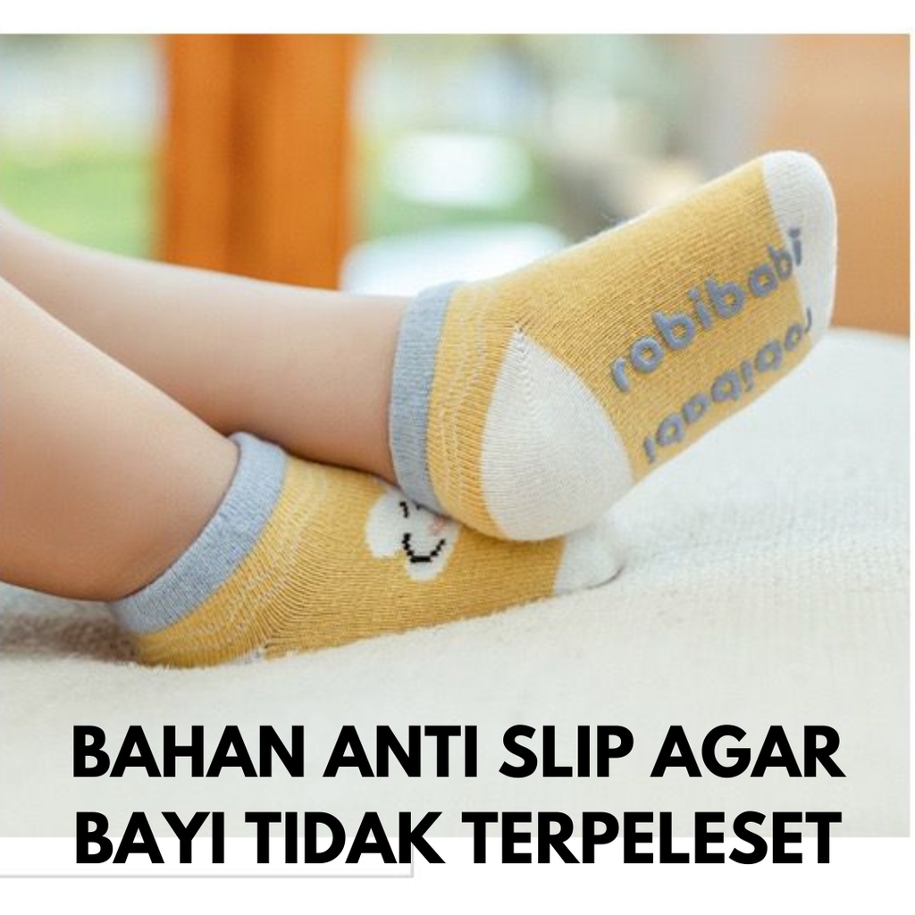 Either.id - Kaos Kaki Sepatu Bayi Gambar Awan Bahan Katun Breathable Nyaman Di Pakai Import-3